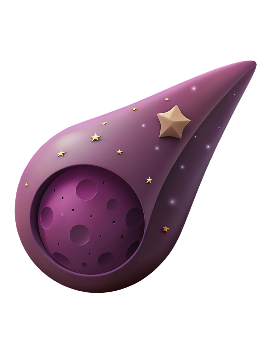 Deep Purple Asteroid