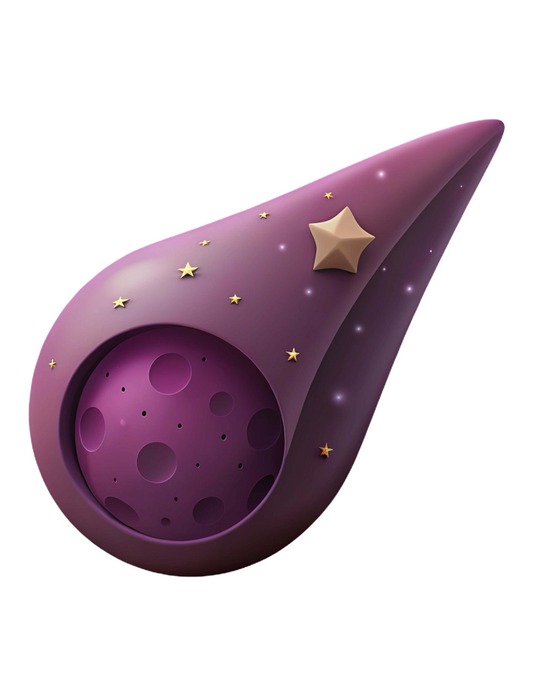 Deep Purple Asteroid