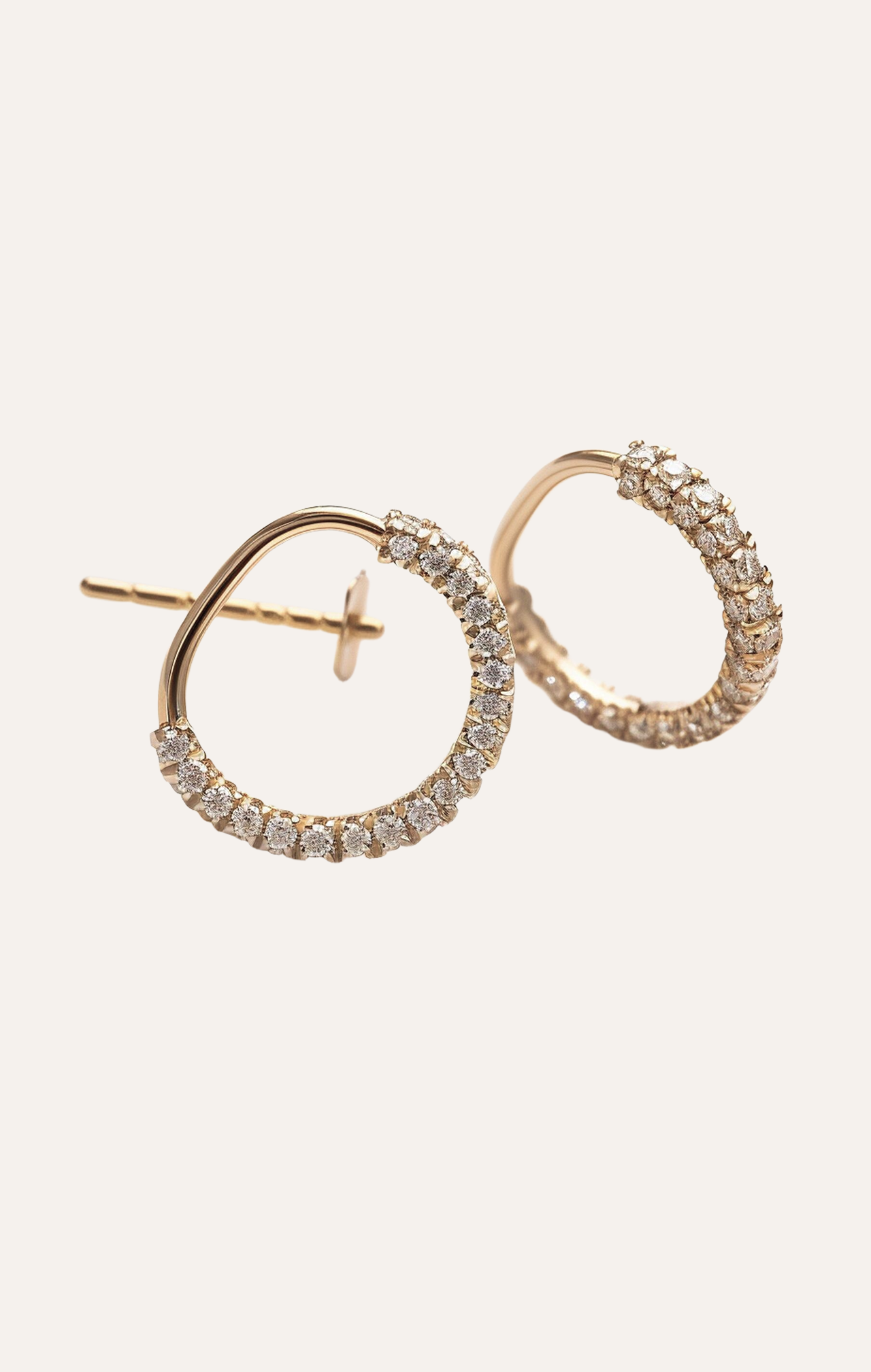 Lustrous Harmony Hoops