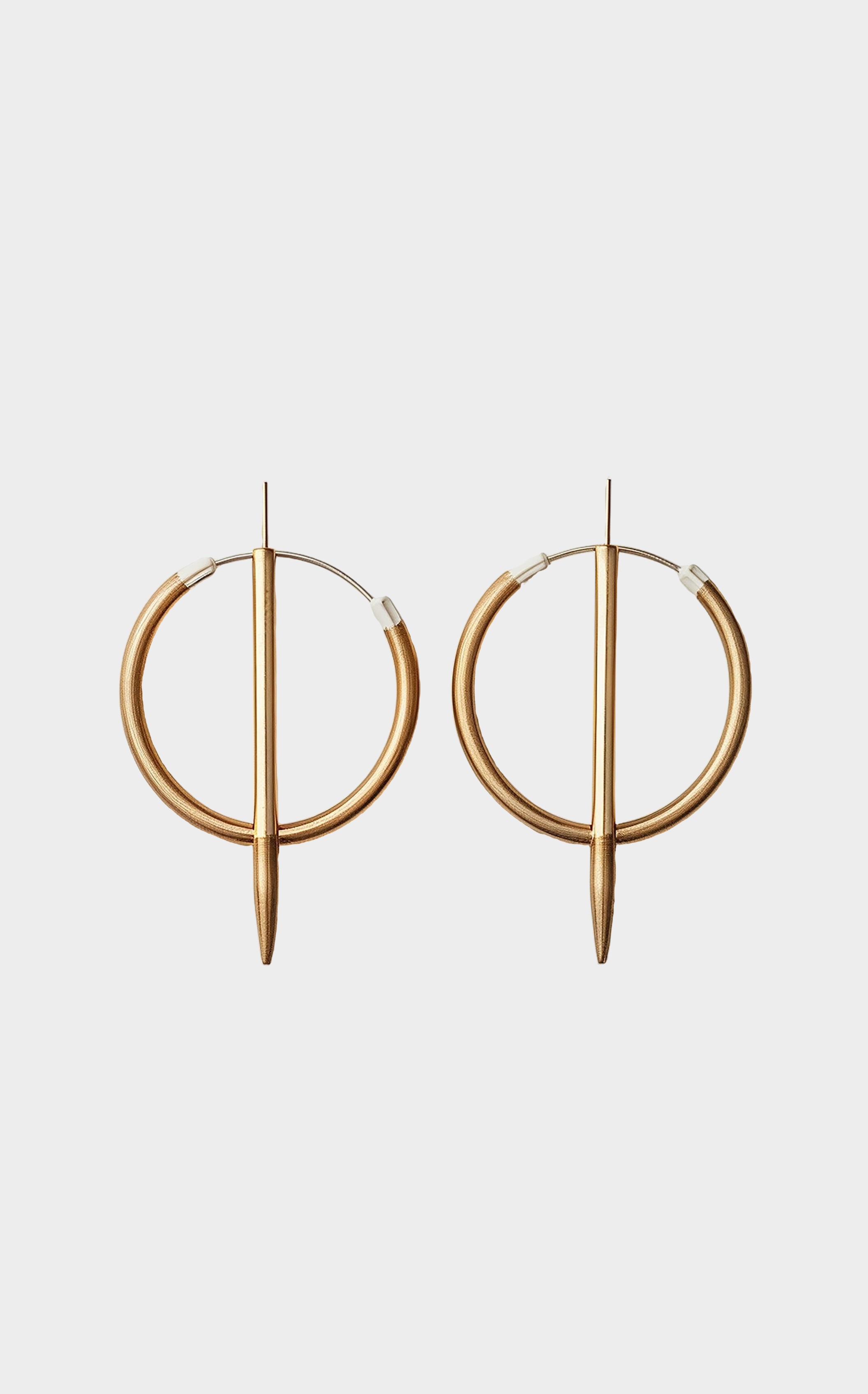 Modern Spike Hoop Earrings