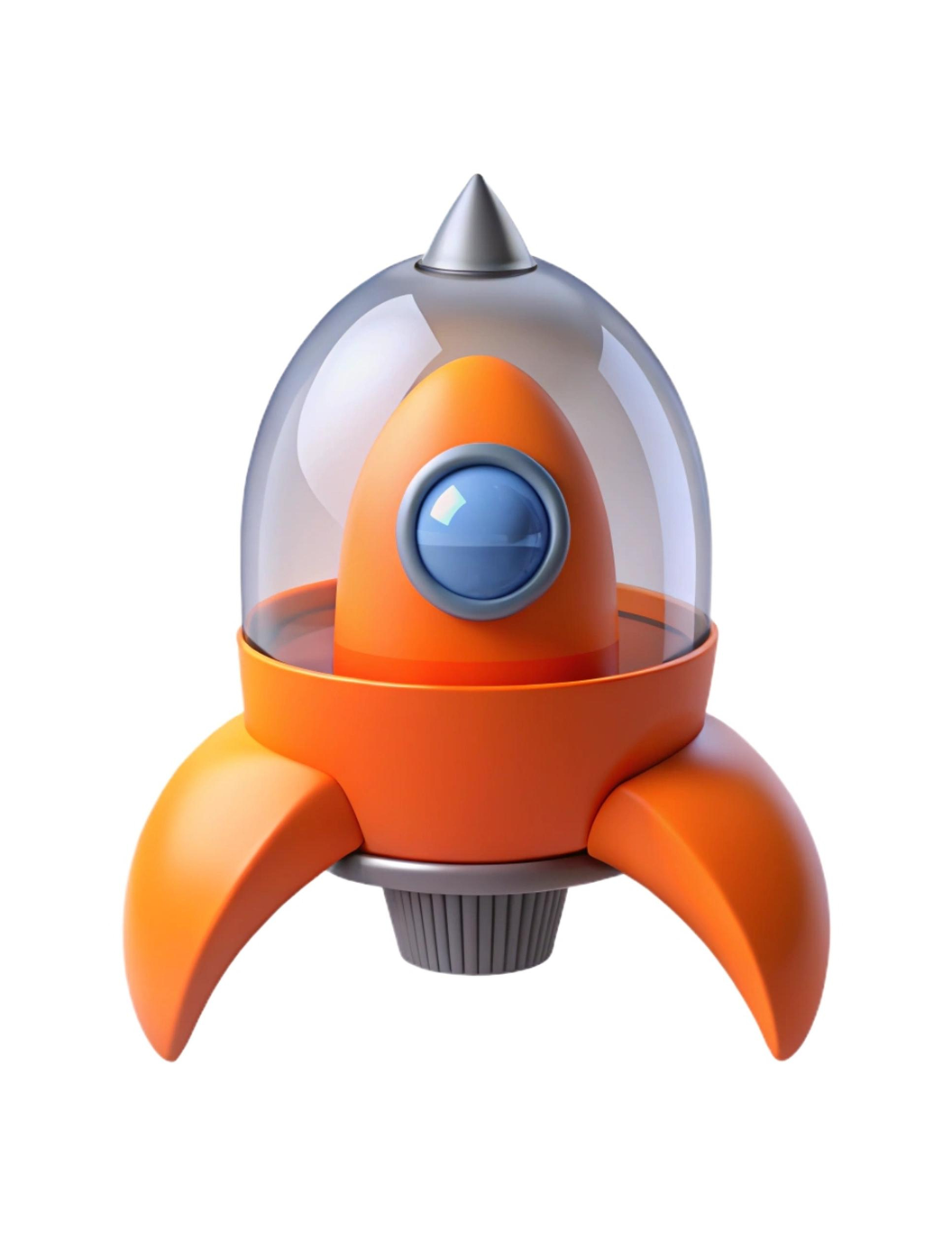 Orange Spaceship