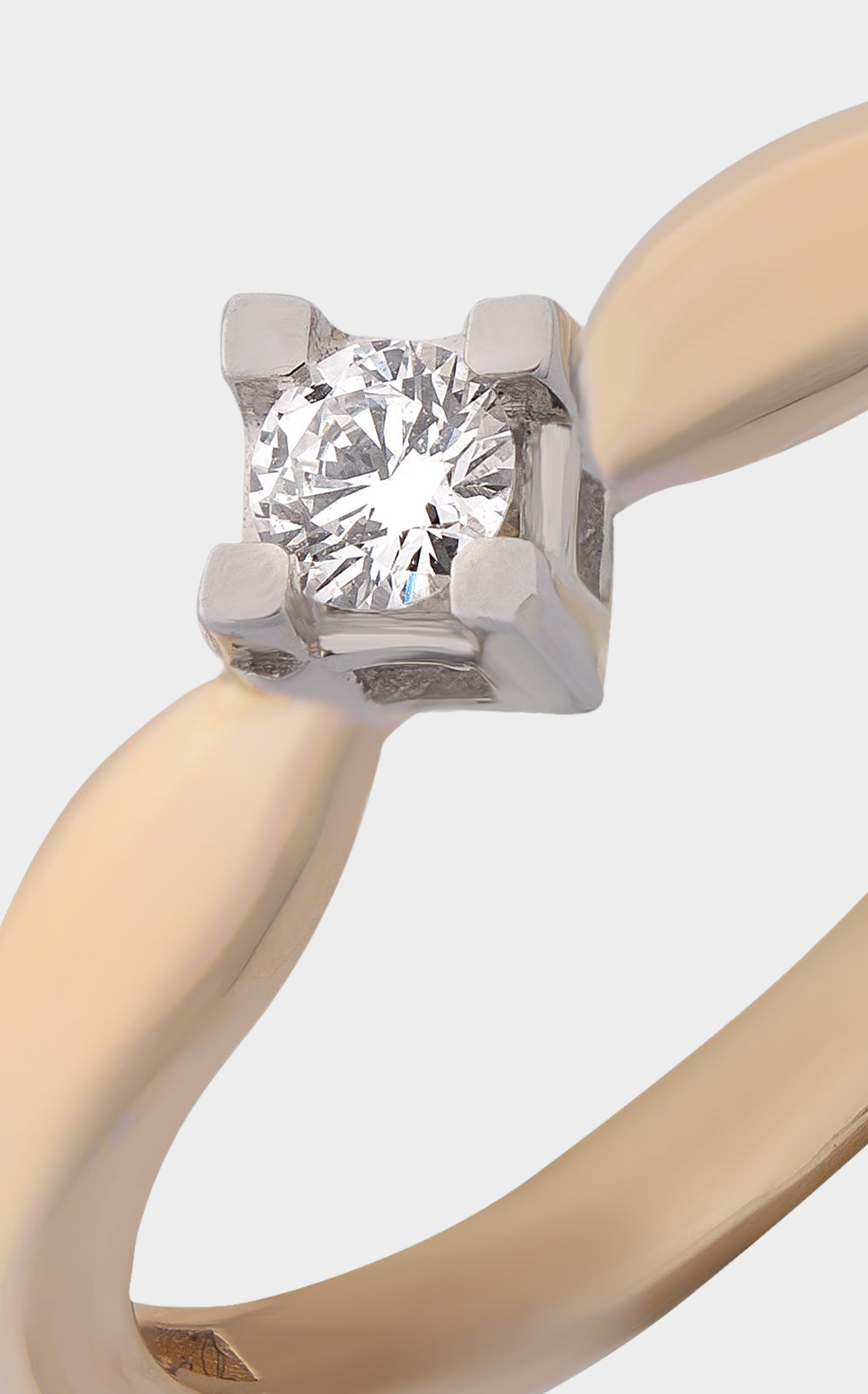 Rose Gold Petite Diamond Ring