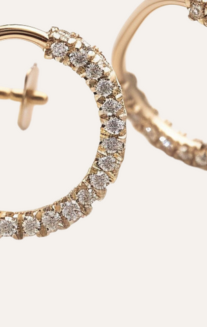 Lustrous Harmony Hoops