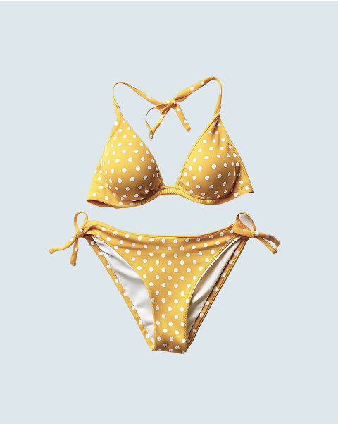Golden Dots: Retro Chic Style
