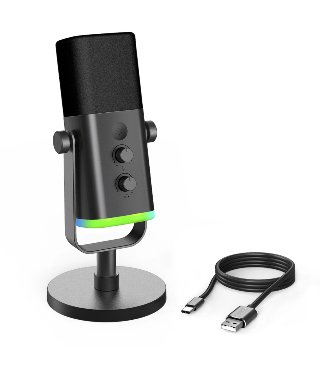 AmpliGame AM8 RGB USB/XLR Microphone